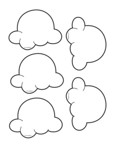 popcorn kernel Colouring Pages