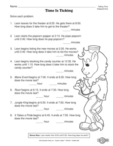 elapsed with problems   Problem  answers Solving elapsed for Year 1 results guest time Time  time worksheet